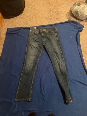 Signature by Levi Strauss Men's Relaxed Jeans - Medium Blue Wash